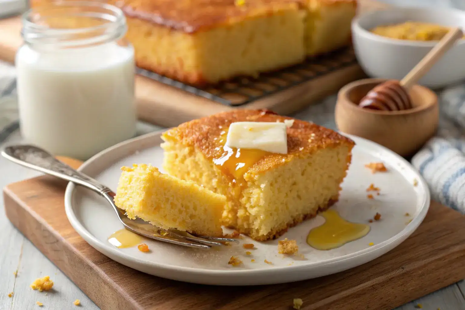 Make Jiffy Cornbread Less Crumbly