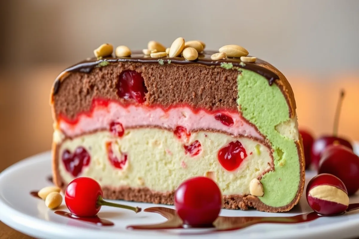 Spumoni dessert