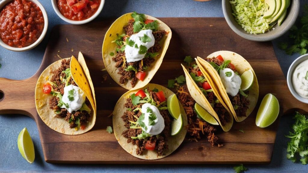 Beef Mince Tacos recipe