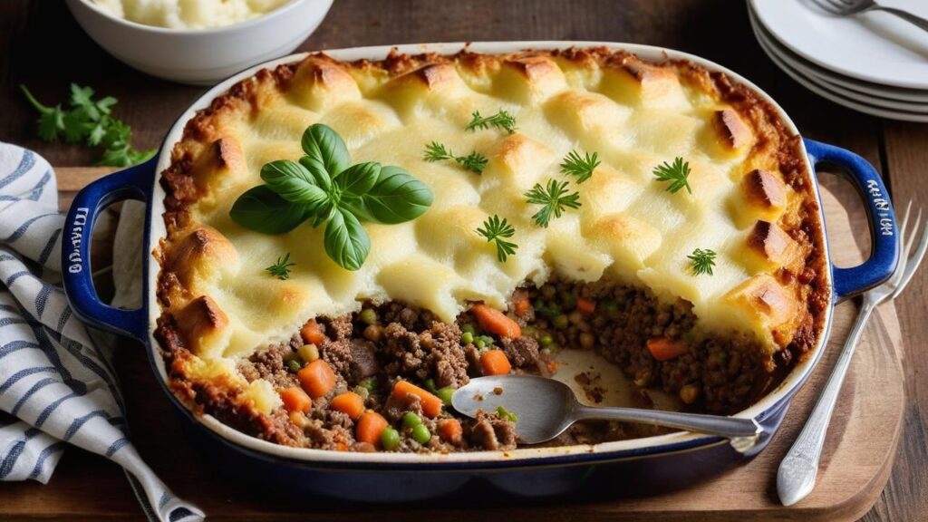 freshly baked Shepherd’s Pie