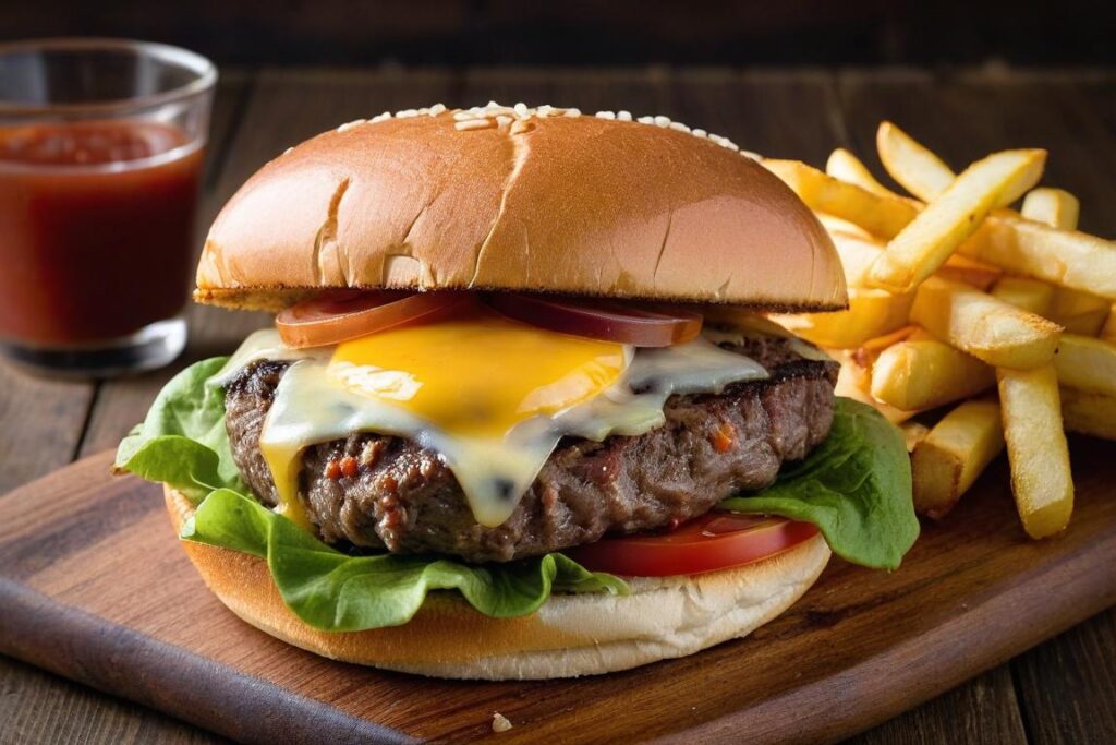 The classic hamburger: a global favorite and culinary icon