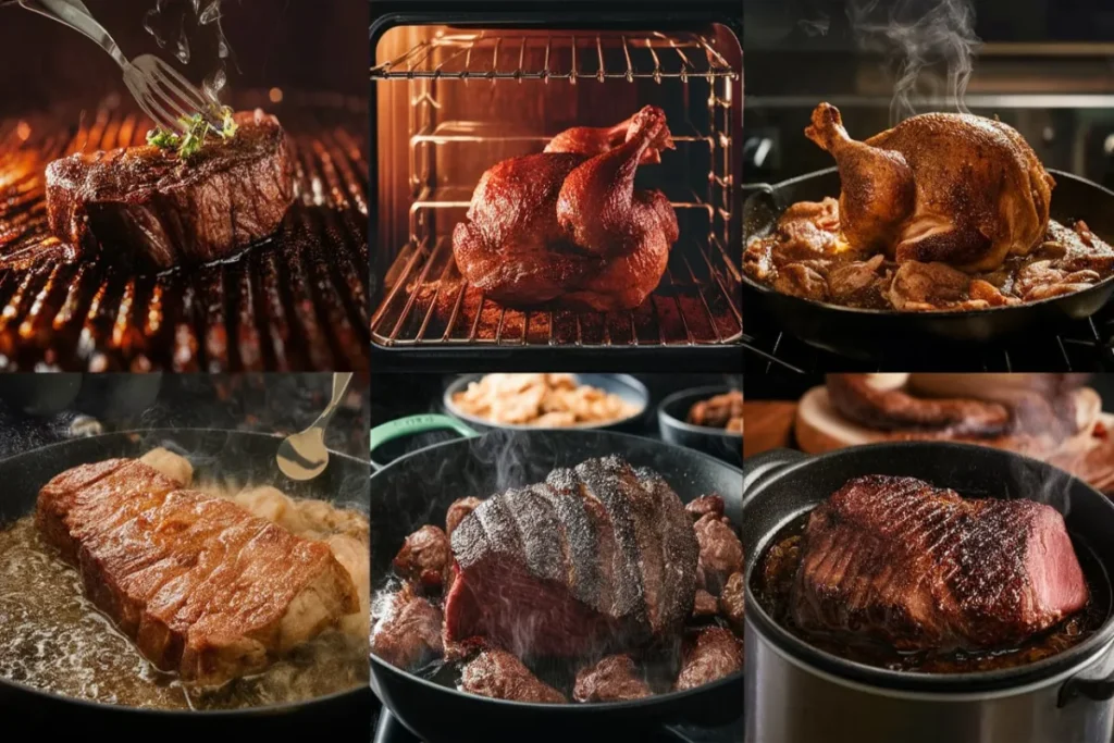 7 types of meat cookery