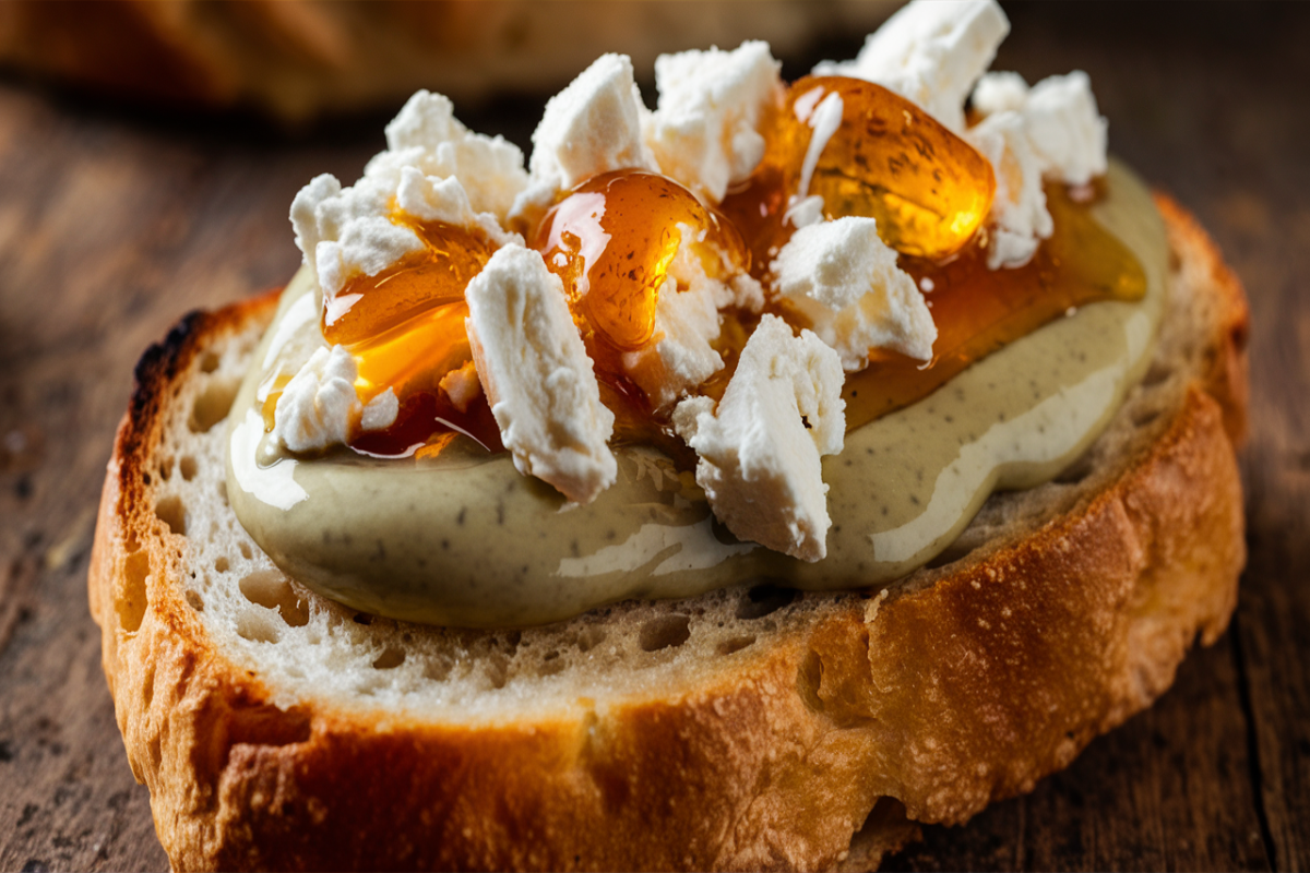 Tahini Feta Toast