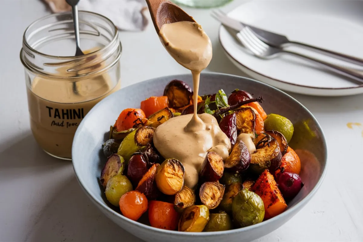 What pairs well with tahini?