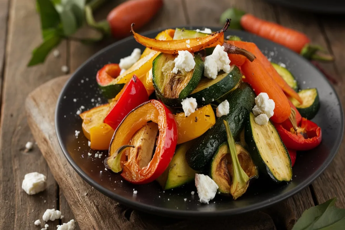 Feta with Roasted Vegetables