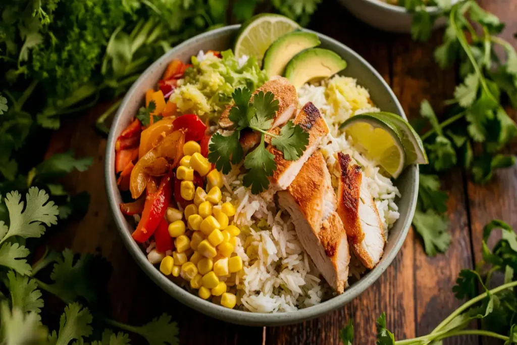 eta cilantro bowl with chicken recipes