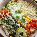 lime cilantro rice bowls