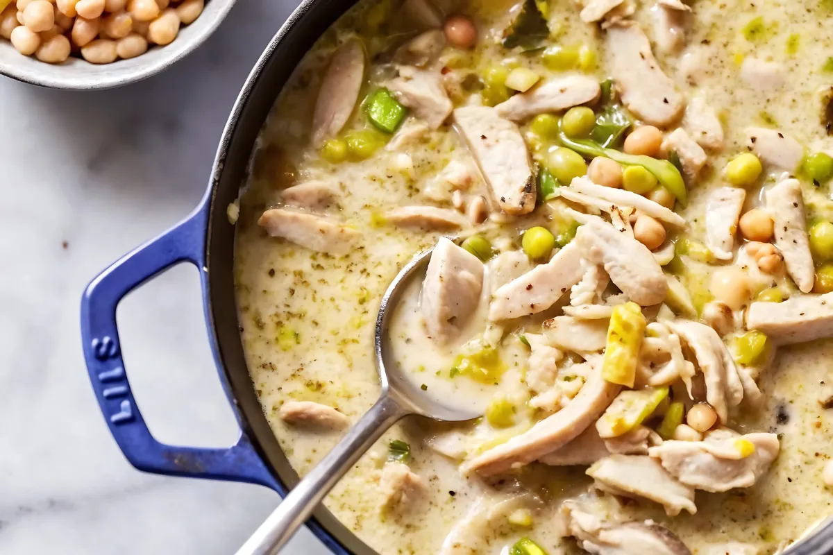 High-Protein White Chicken Chili