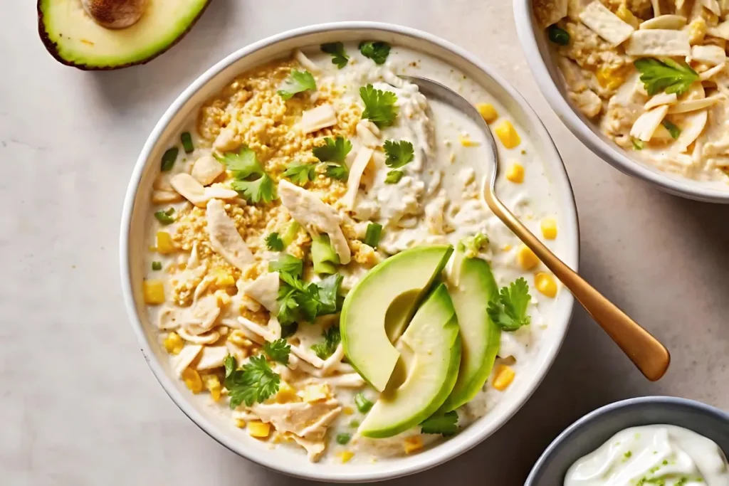 High-Protein White Chicken Chili