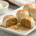 Carrot Cake Cheesecake Bites Easter