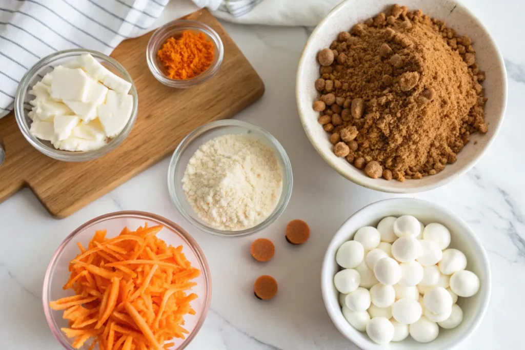 Carrot Cake Cheesecake Bites Easter