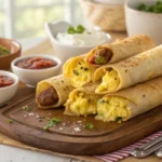 Crispy Breakfast Sausage Taquitos