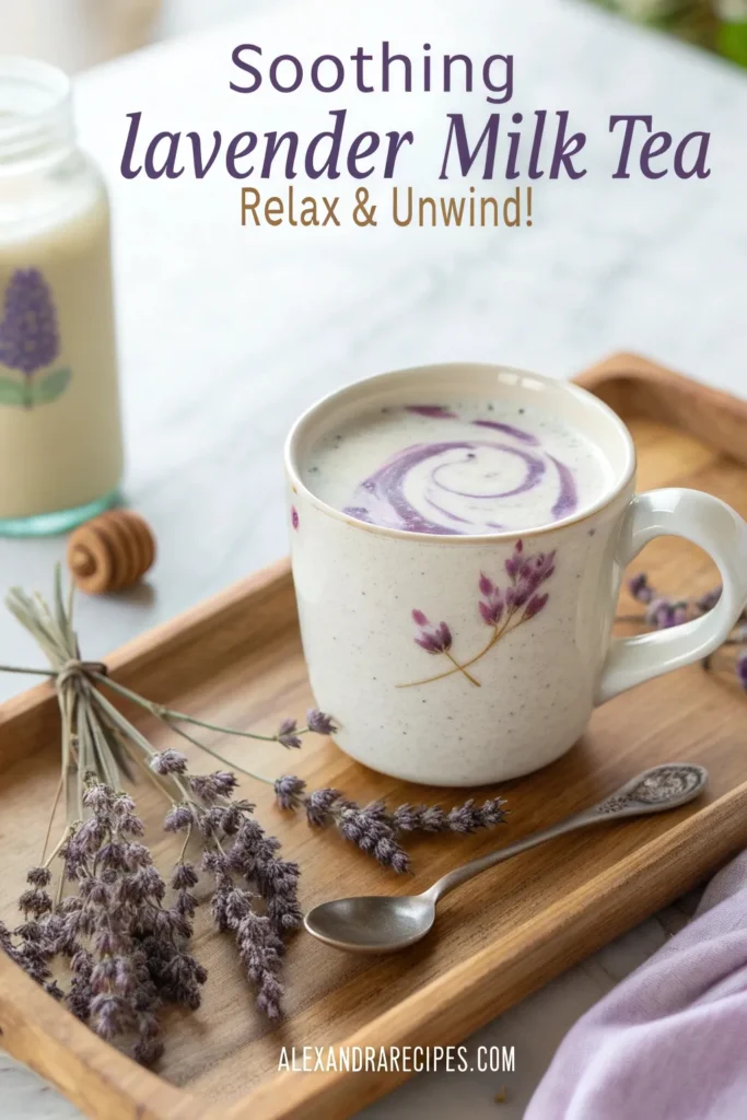 Make Lavender Milk Tea