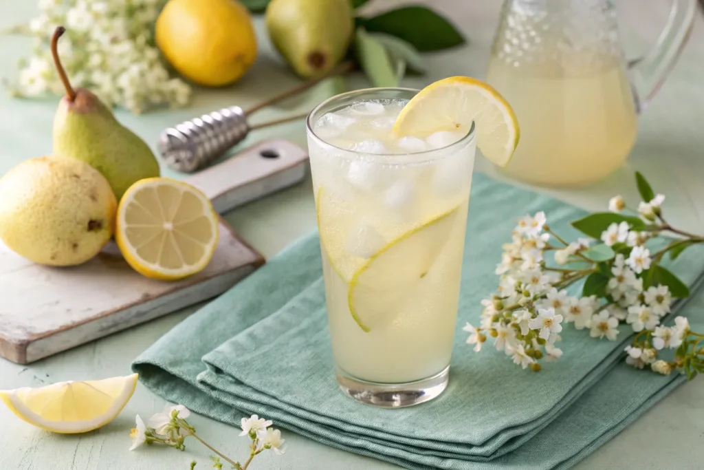 Creamy Pear Lemonade