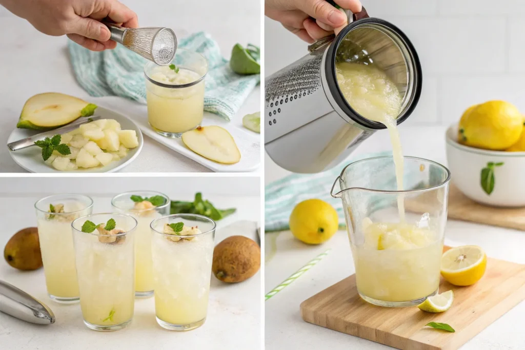 Creamy Pear Lemonade