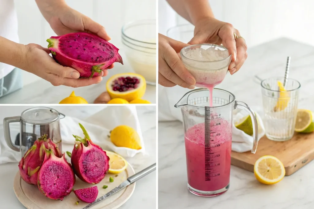 Dragonfruit Lemonade