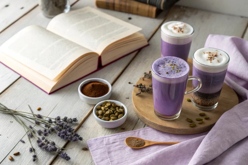 Lavender Cardamom Cold-Foam Latte