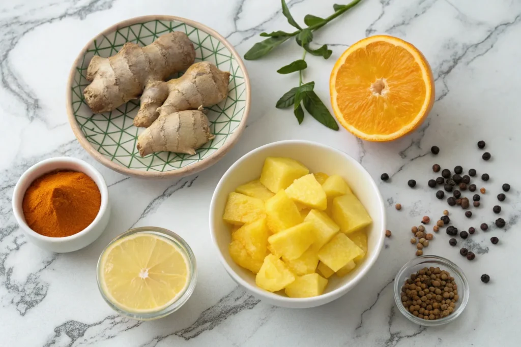 Pineapple Ginger Turmeric Wellness Shot