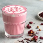 Pink Hibiscus Latte