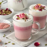 Rose Vanilla London Fog: Romantic Floral Tea Latte Recipe"