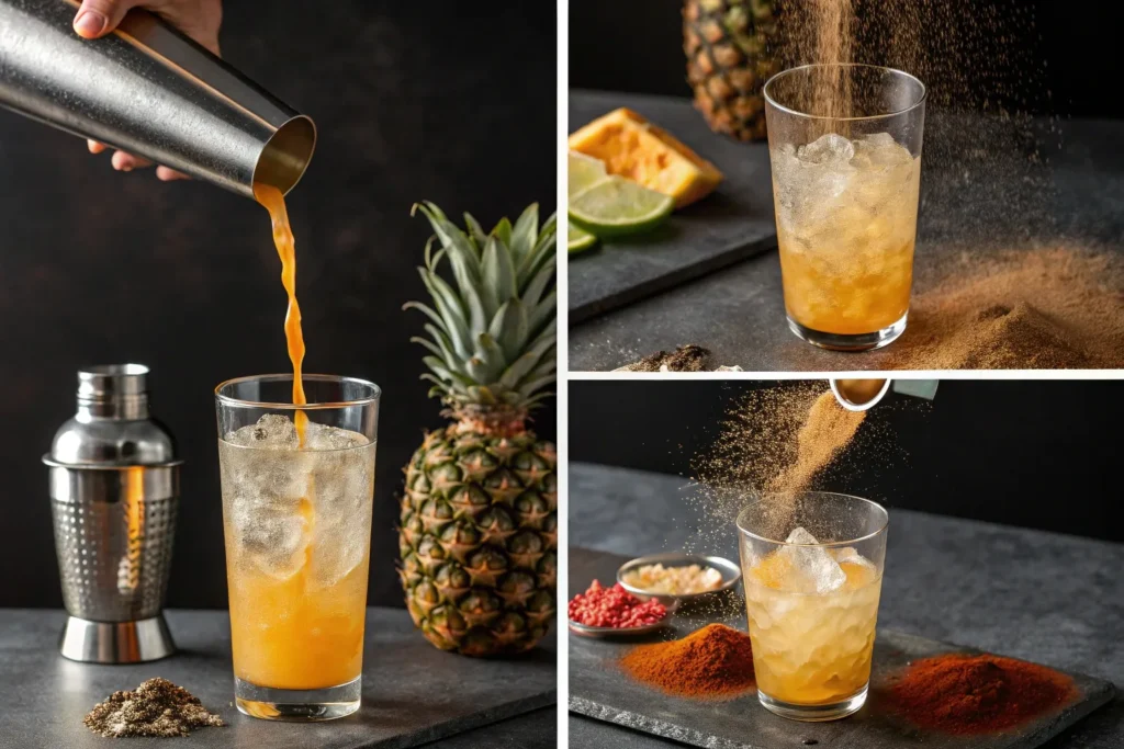 Smoked Paprika Pineapple Mocktail