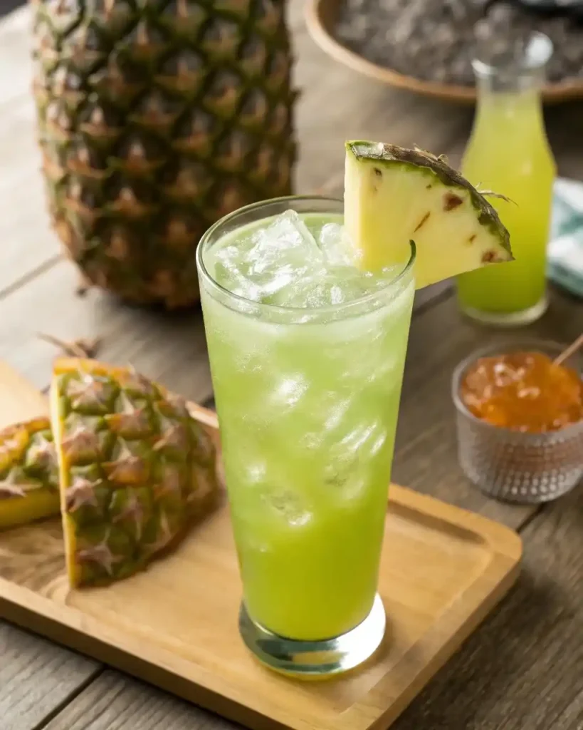 Alcohol-Free June Bug Mocktail