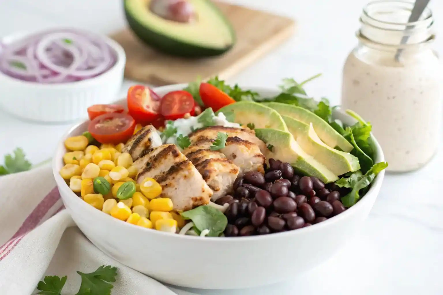 BBQ Ranch Chicken Salad