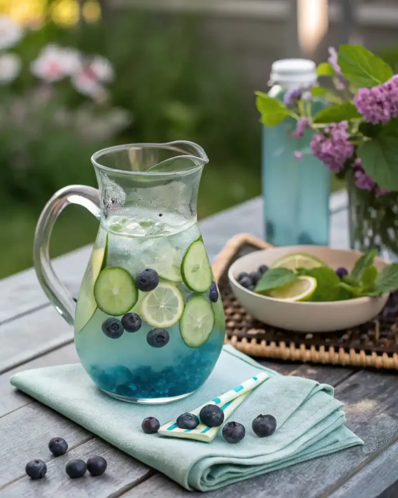 Blueberry Cucumber Limeade