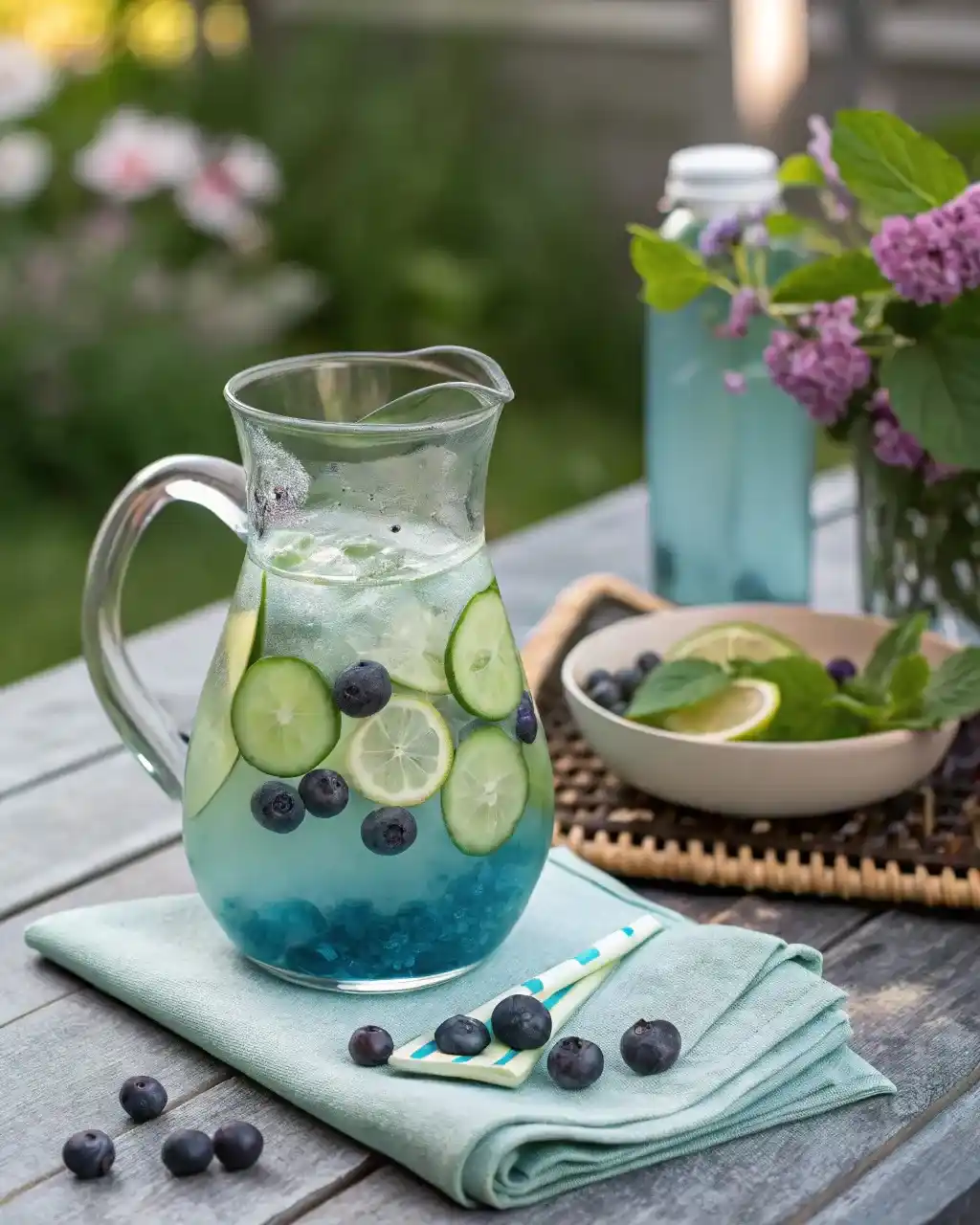 Blueberry Cucumber Limeade