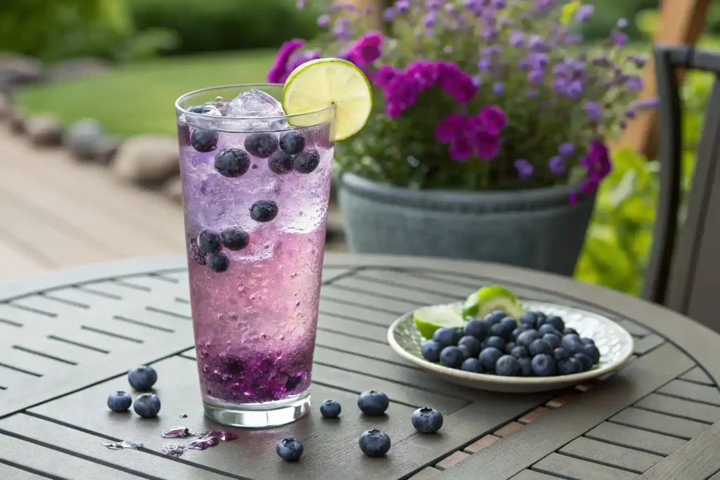 Blueberry Lavender Fizz