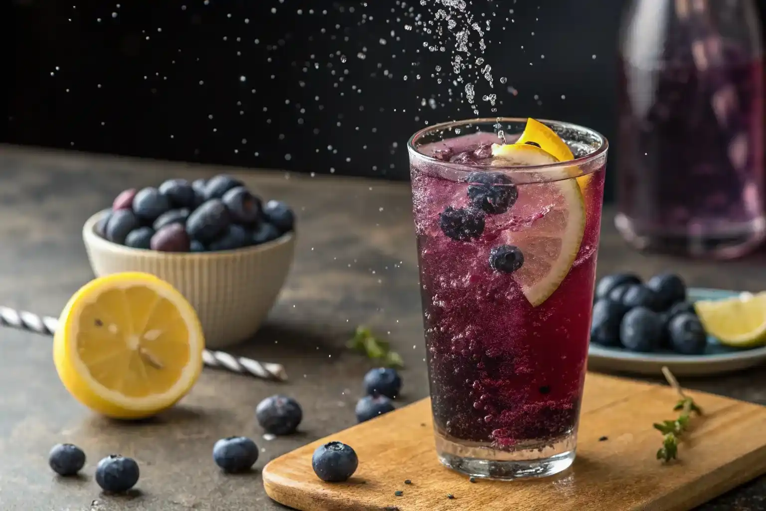 Blueberry Lemon Fizz