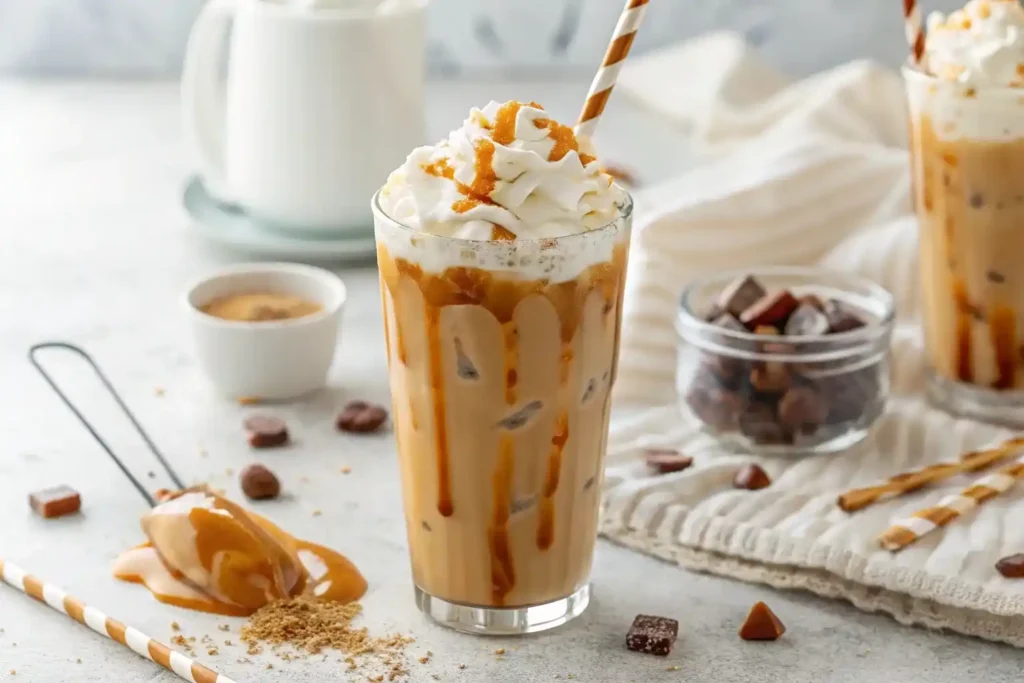 Caramelized Vanilla Iced Latte Recipe