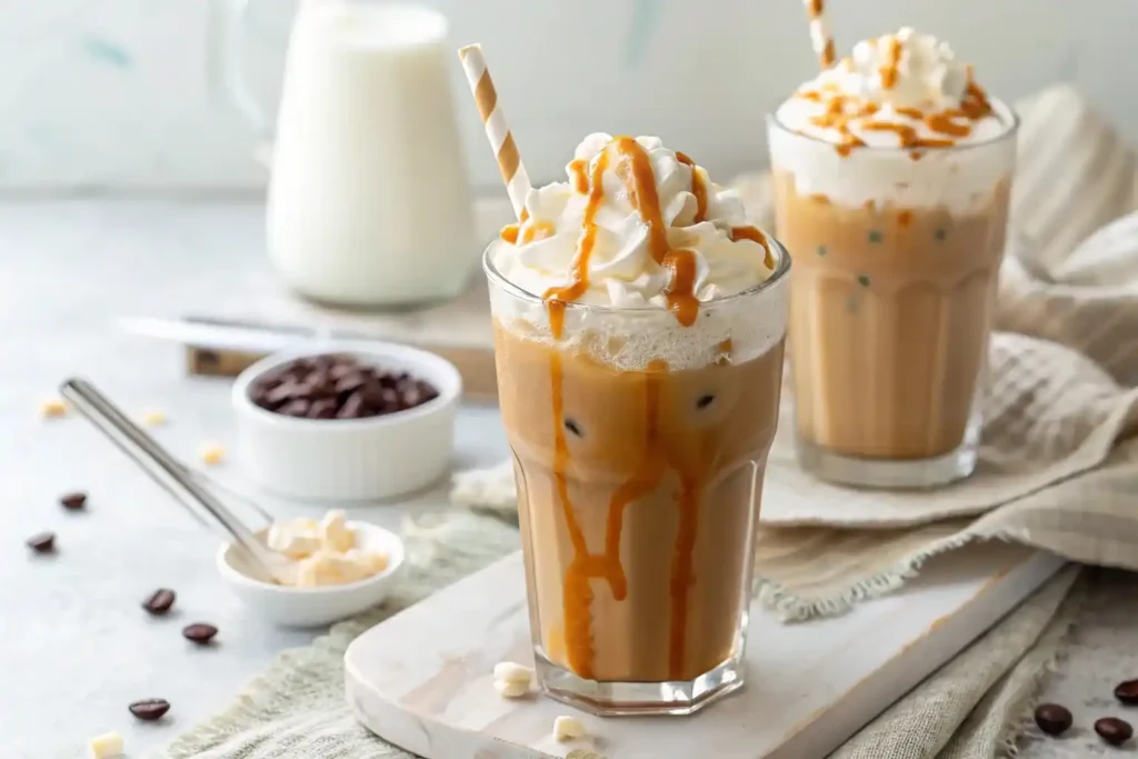 Caramelized Vanilla Iced Latte Recipe