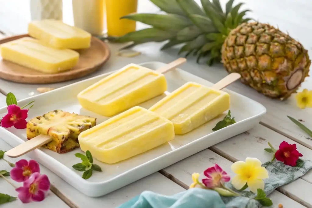 Dole Whip Popsicles