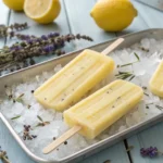 Honey-Lavender Lemon Pops