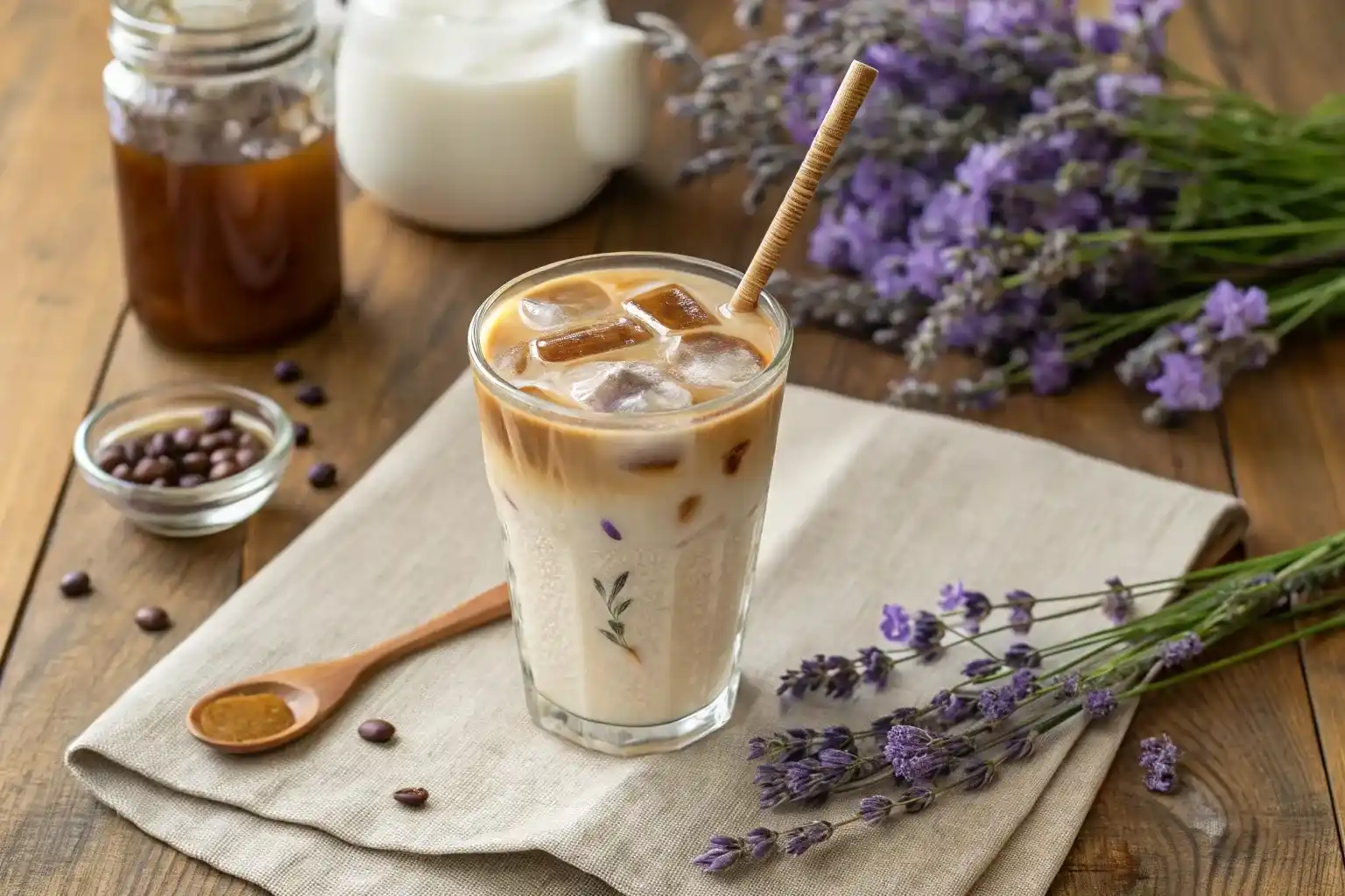 Iced Honey Lavender Latte A Floral, Smooth Café-Chic Drink You Can Make at Home