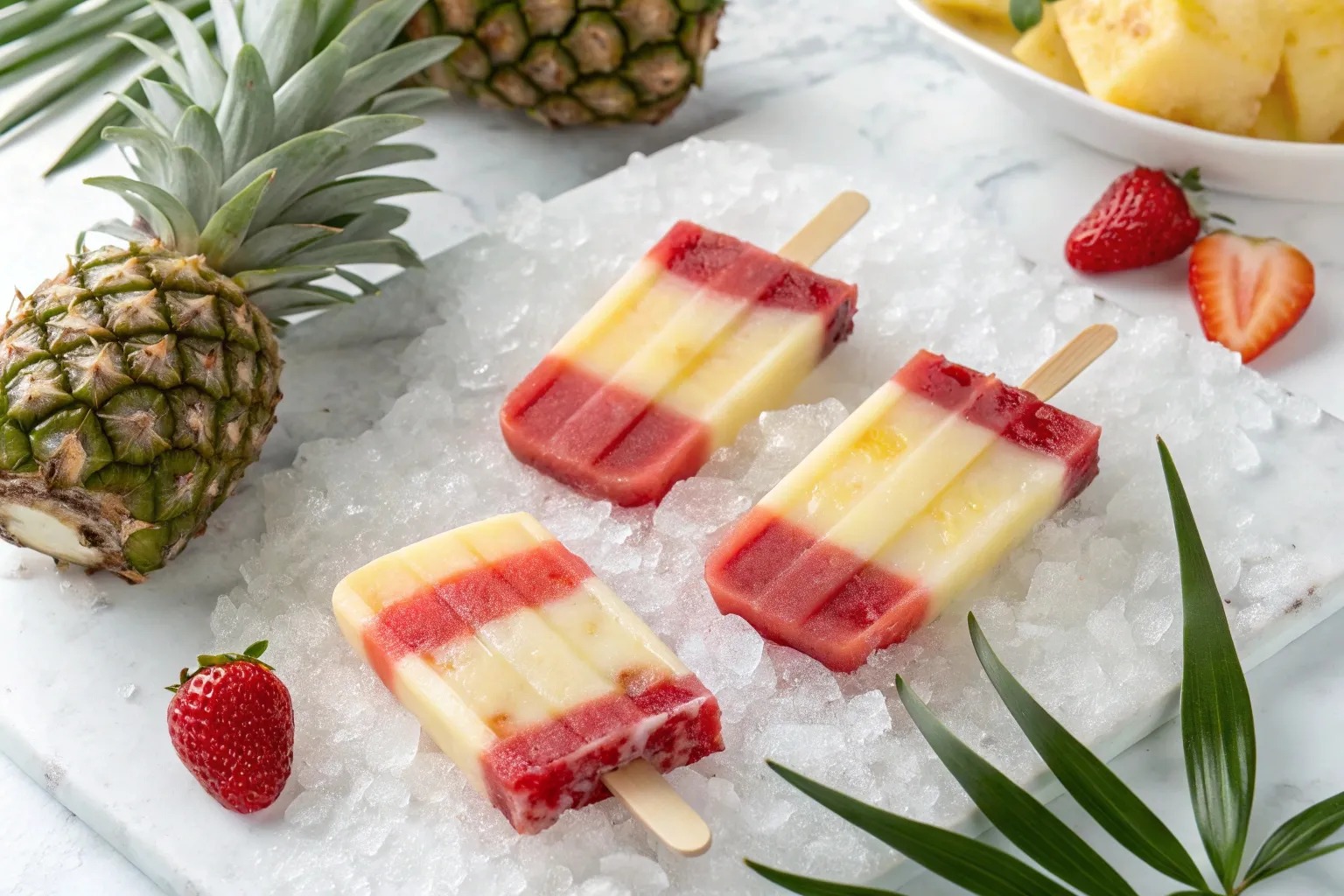 Lava Flow Popsicles