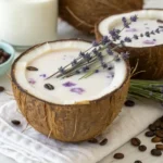 Lavender Coconut Iced Latte