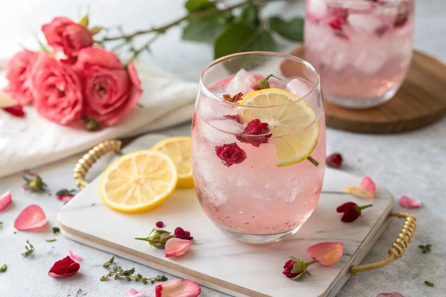 Lemon Rose Mocktail