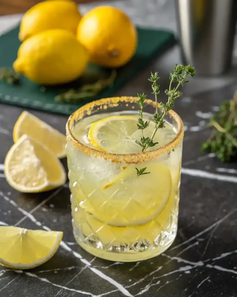 Lemon Thyme Mocktail