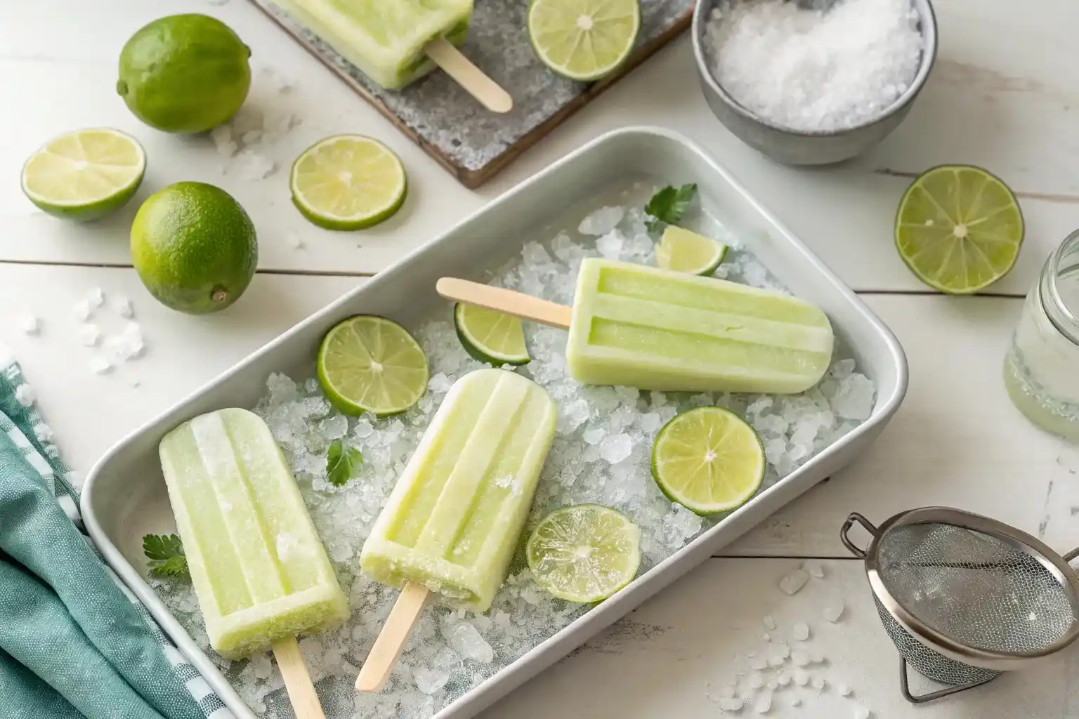 Lime Popsicles