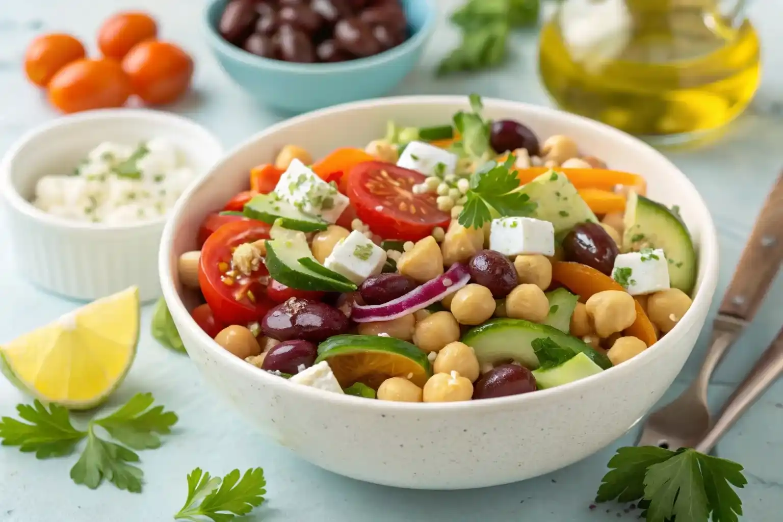 Mediterranean Chickpea Salad