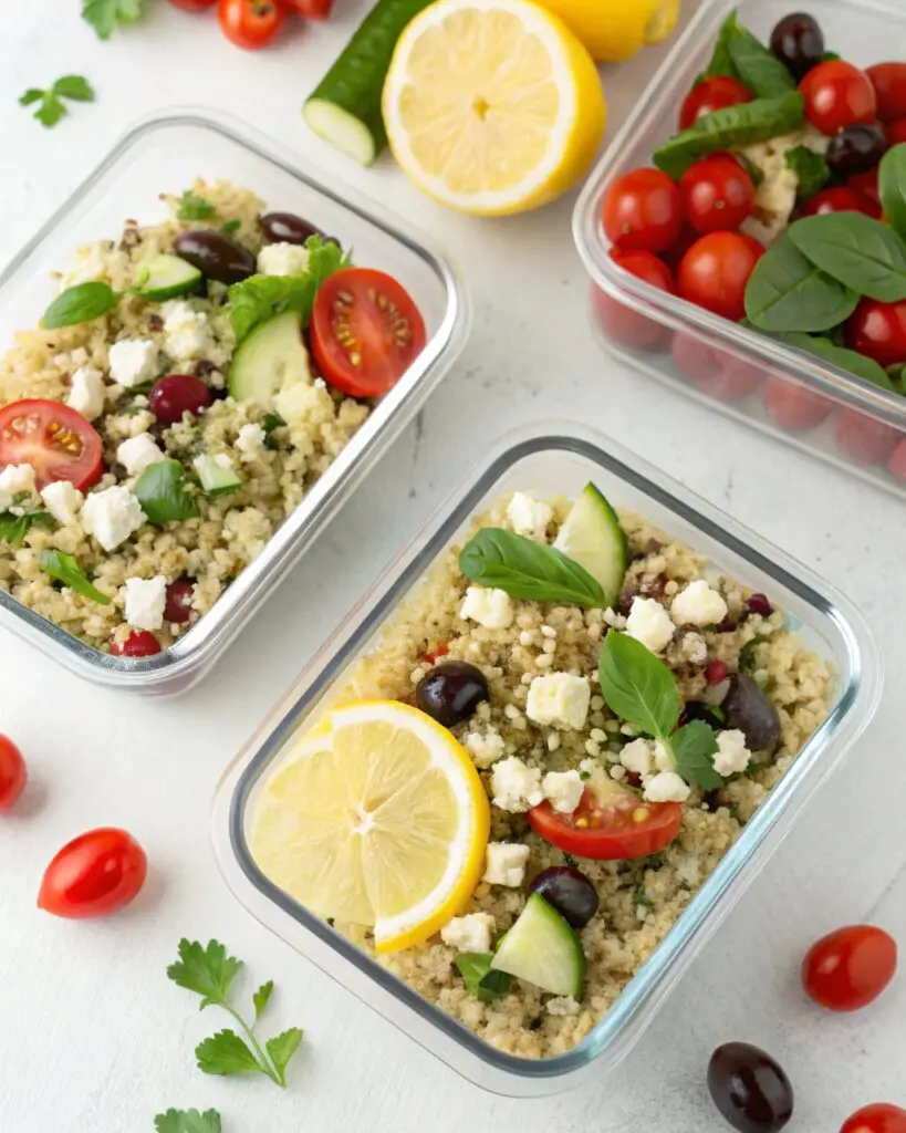 My Big Fat Greek Quinoa Salad