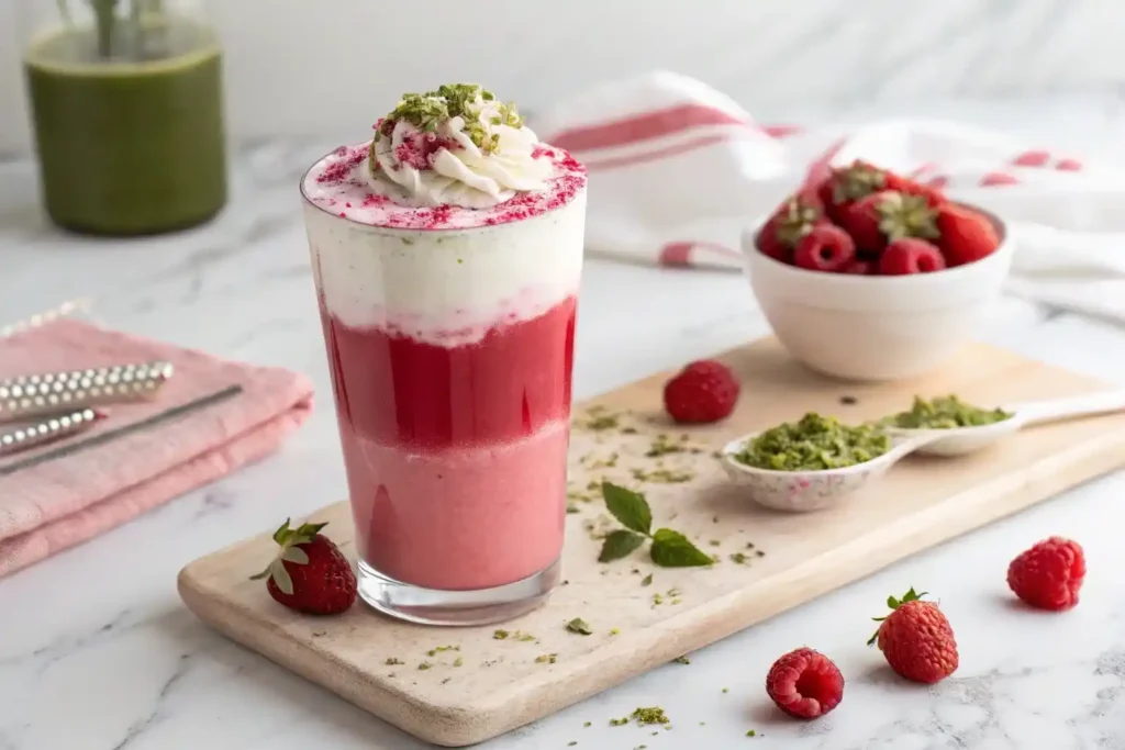 Red Matcha Latte Recipe