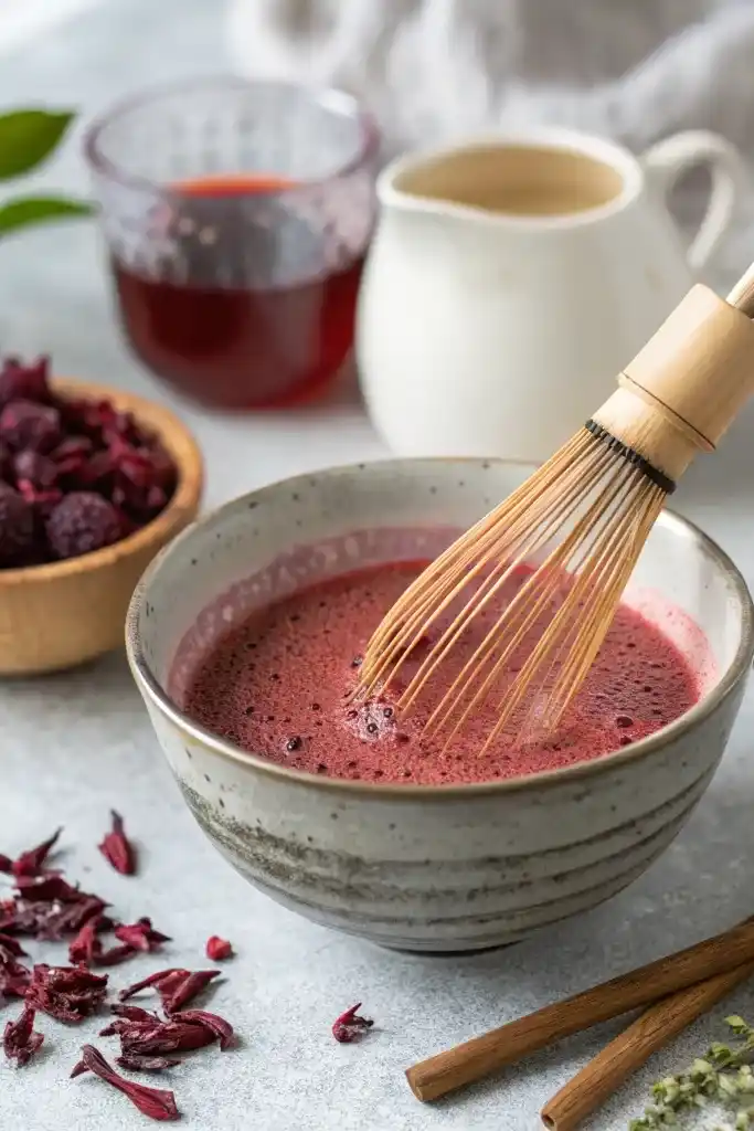 Red Matcha Latte Recipe