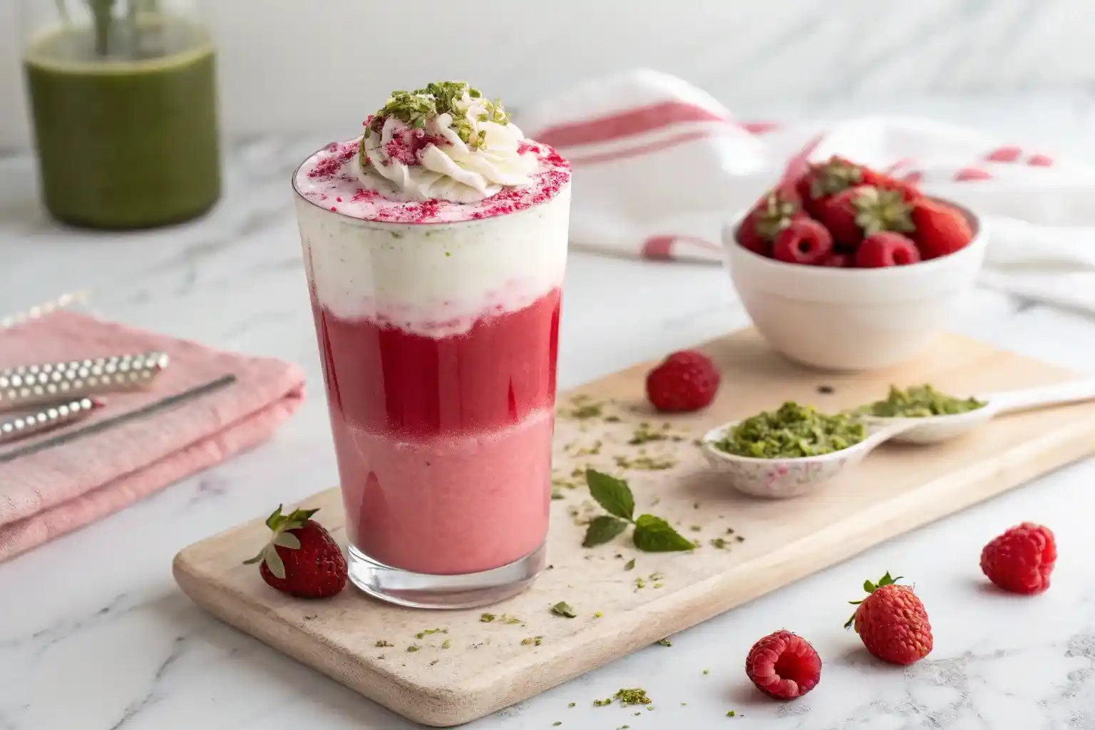 Red Matcha Latte Recipe