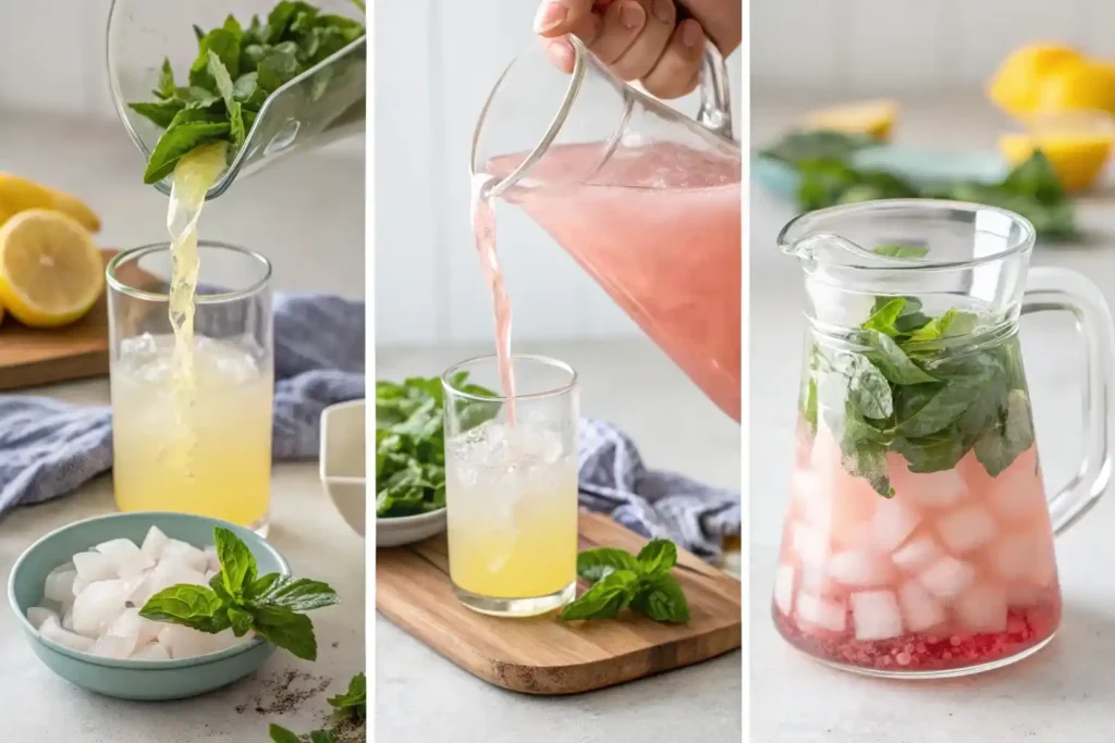 Rose Basil Lemonade Recipe