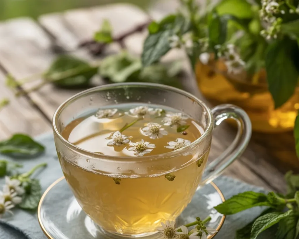 Elderflower Immune Support Tea - a blend rich in vitamin C for immune health.