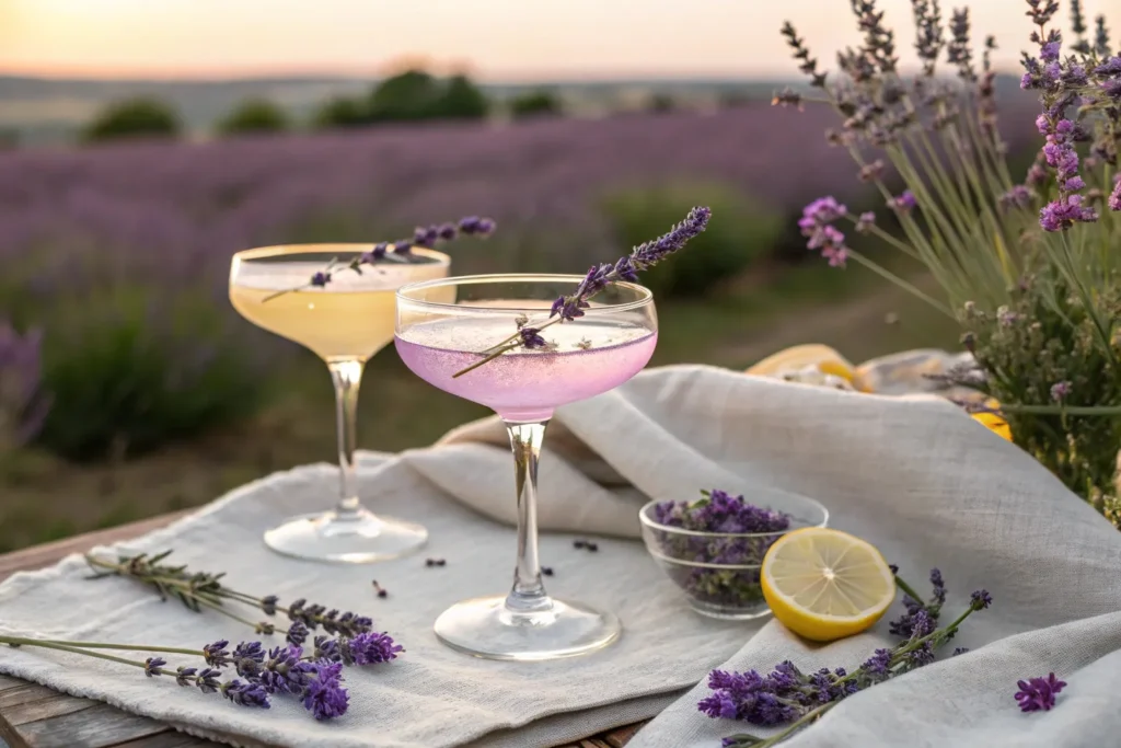 Lavender Lemon Honey Sparkler