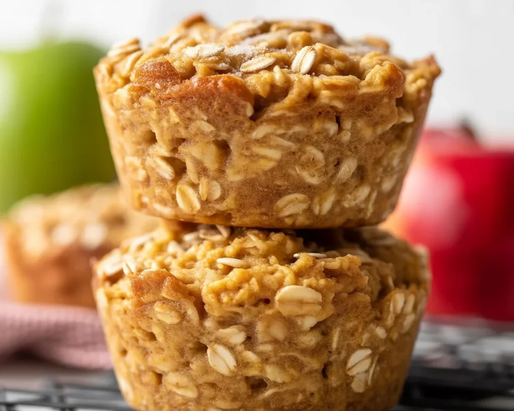 Delicious baked oatmeal cups made with wholesome ingredients, perfect for breakfast.